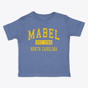 Mabel North Carolina Classic Established Toddler T-Shirt