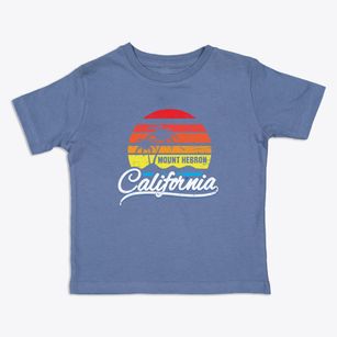 Mount Hebron California Palm Tree Sunset Toddler T-Shirt