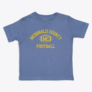 Mcdonald County High School Classic Football Toddler T-Shirt