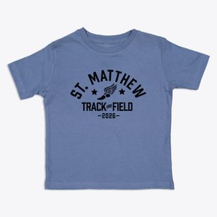Saint Matthew The Evangelist School Track and Field Toddler T-Shirt