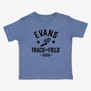 Evans Elementary School Track and Field Toddler T-Shirt