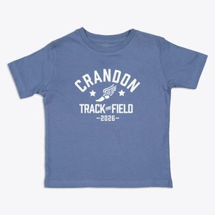 Crandon Middle School Track and Field Toddler T-Shirt