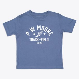P W Moore Elementary School Track and Field Toddler T-Shirt