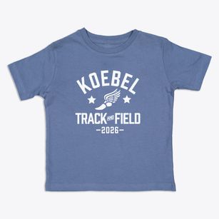 Koebel Elementary School Track and Field Toddler T-Shirt