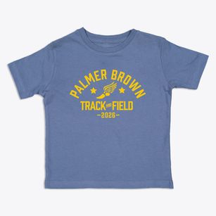 Palmer Brown Track and Field Toddler T-Shirt