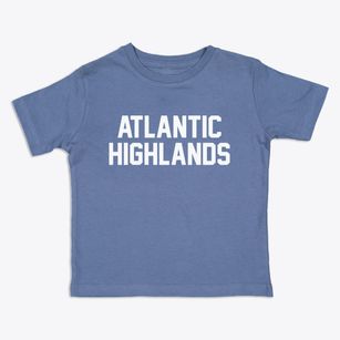 Atlantic Highlands New Jersey Classic Block Toddler T-Shirt
