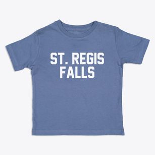 St. Regis Falls New York Classic Block Toddler T-Shirt