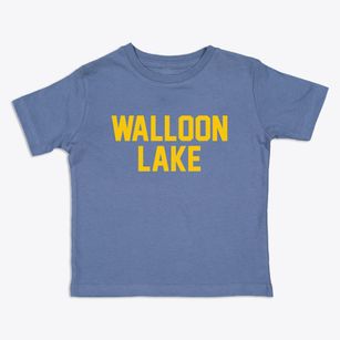 Walloon Lake Michigan Classic Block Toddler T-Shirt