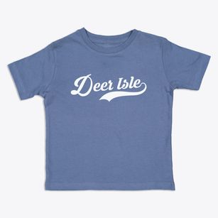 Deer Isle Maine Vintage Team Toddler T-Shirt