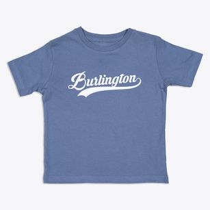 Burlington Iowa Vintage Team Toddler T-Shirt
