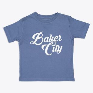 Baker City Oregon Vintage Team Toddler T-Shirt