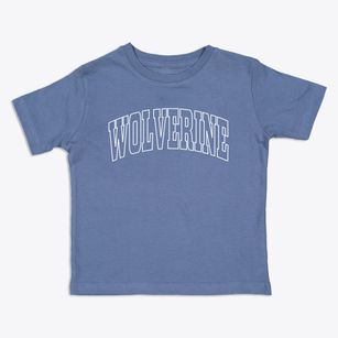 Wolverine Michigan Trendy Block Toddler T-Shirt