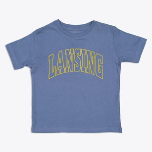 Lansing Illinois Trendy Block Toddler T-Shirt