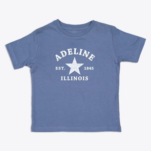 Adeline Illinois Star Toddler T-Shirt