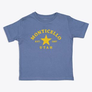 Monticello Utah Star Toddler T-Shirt