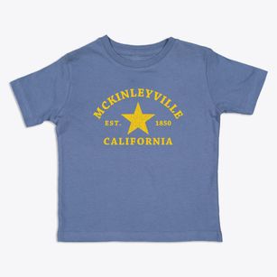 Mckinleyville California Star Toddler T-Shirt