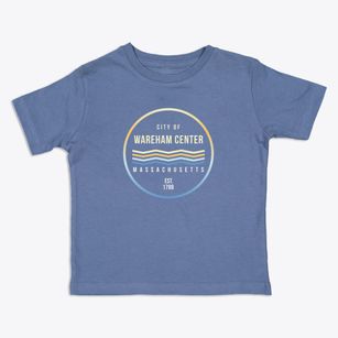 Wareham Center Massachusetts Color Fade Toddler T-Shirt