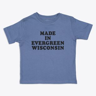 Evergreen Wisconsin Classic 70s Toddler T-Shirt