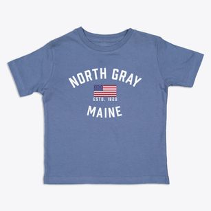 North Gray Maine Patriot Toddler T-Shirt