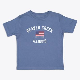 Beaver Creek Illinois Patriot Toddler T-Shirt