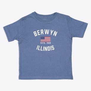Berwyn Illinois Patriot Toddler T-Shirt