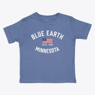Blue Earth Minnesota Patriot Toddler T-Shirt