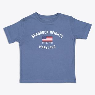 Braddock Heights Maryland Patriot Toddler T-Shirt