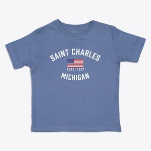 St. Charles Michigan Patriot Toddler T-Shirt