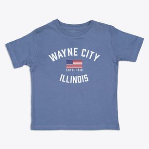 Wayne City Illinois Patriot Toddler T-Shirt