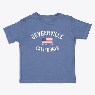 Geyserville California Patriot Toddler T-Shirt