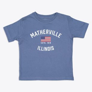Matherville Illinois Patriot Toddler T-Shirt