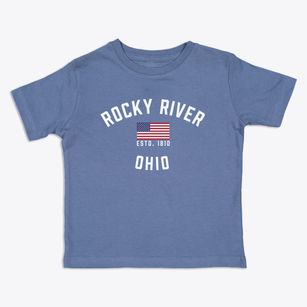 Rocky River Ohio Patriot Toddler T-Shirt