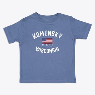 Komensky Wisconsin Patriot Toddler T-Shirt