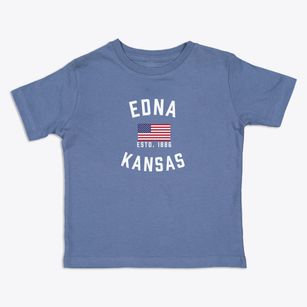 Edna Kansas Patriot Toddler T-Shirt