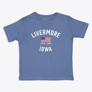 Livermore Iowa Patriot Toddler T-Shirt