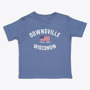 Downsville Wisconsin Patriot Toddler T-Shirt