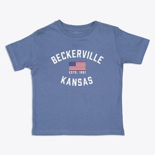 Beckerville Kansas Patriot Toddler T-Shirt
