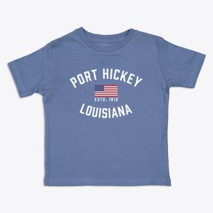 Port Hickey Louisiana Patriot Toddler T-Shirt