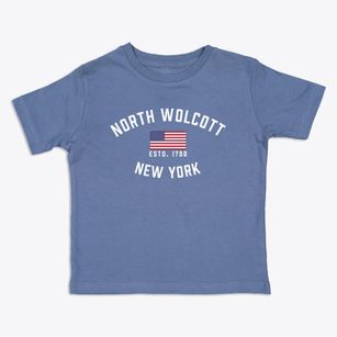 North Wolcott New York Patriot Toddler T-Shirt