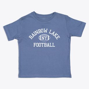 Rainbow Lake New York Football Toddler T-Shirt