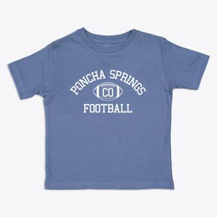 Poncha Springs Colorado Football Toddler T-Shirt