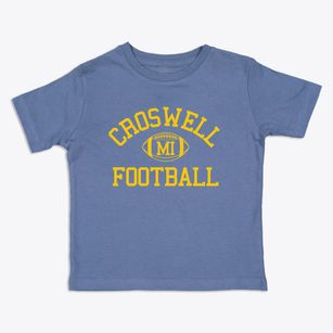Croswell Michigan Football Toddler T-Shirt