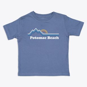 Potomac Beach Virginia Mountain View Toddler T-Shirt