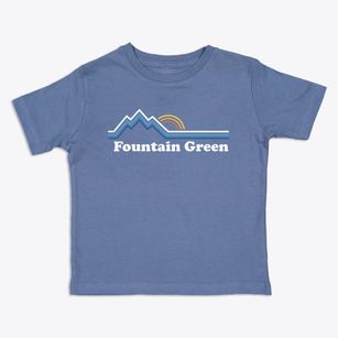 Fountain Green Utah Mountain View Toddler T-Shirt