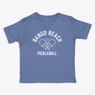 Bangs Beach Maine Pickleball Toddler T-Shirt