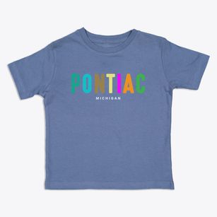 Pontiac Michigan Color Pop Toddler T-Shirt