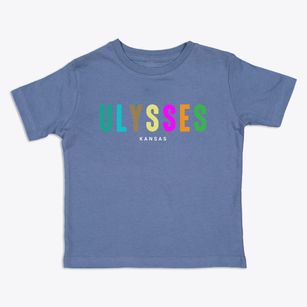 Ulysses Kansas Color Pop Toddler T-Shirt