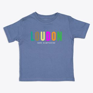 Loudon New Hampshire Color Pop Toddler T-Shirt
