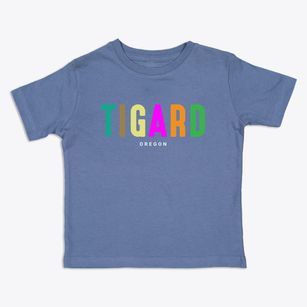 Tigard Oregon Color Pop Toddler T-Shirt