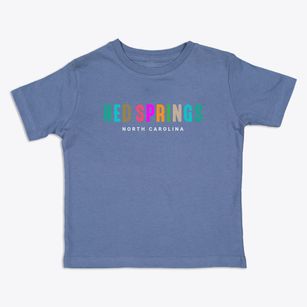 Red Springs North Carolina Color Pop Toddler T-Shirt
